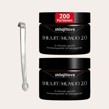 2x Shilajit/Mumijo, in DE laborgeprüft, 60 g (200 Portionen)