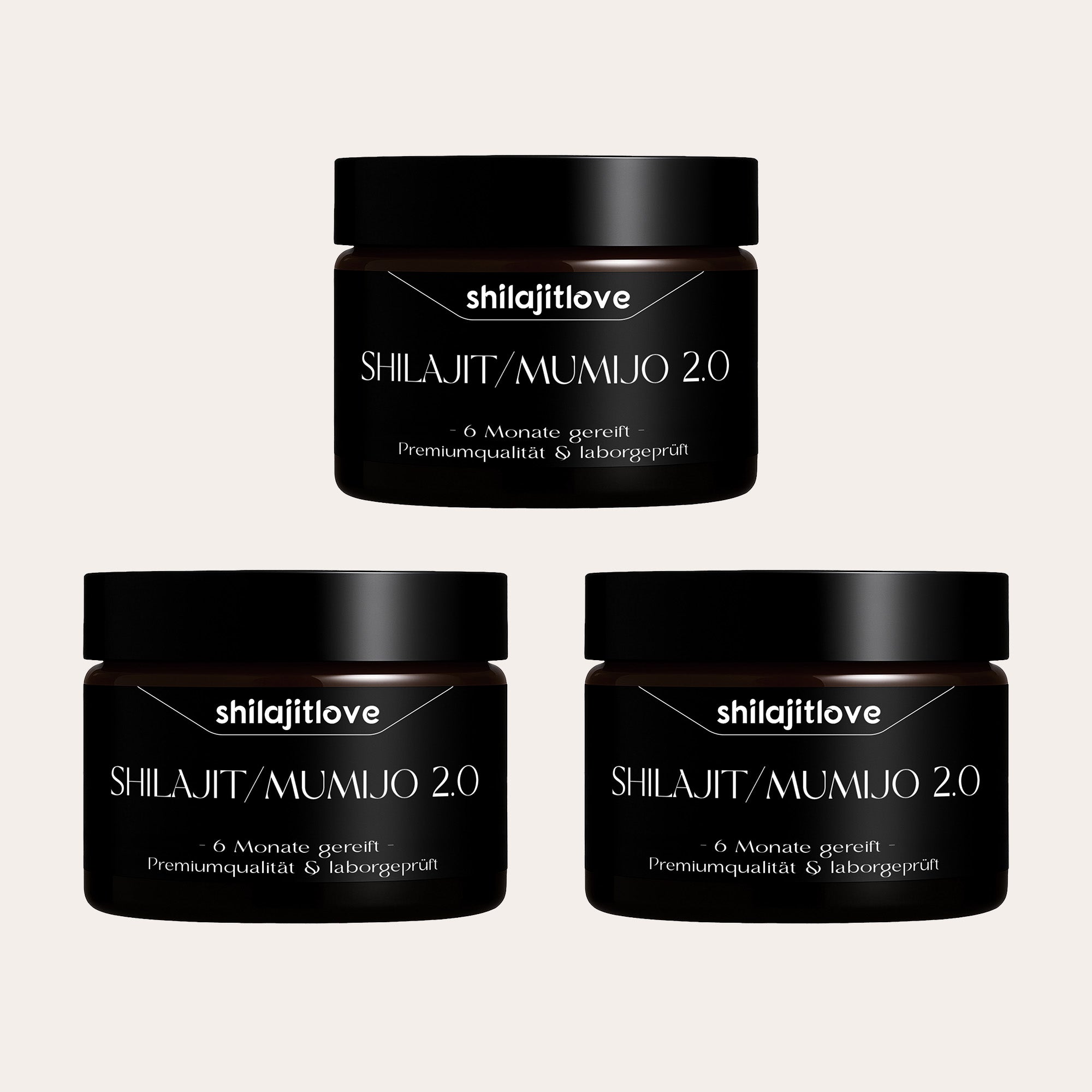 3x Shilajit/Mumijo, in DE laborgeprüft, 90 g (300 Portionen)